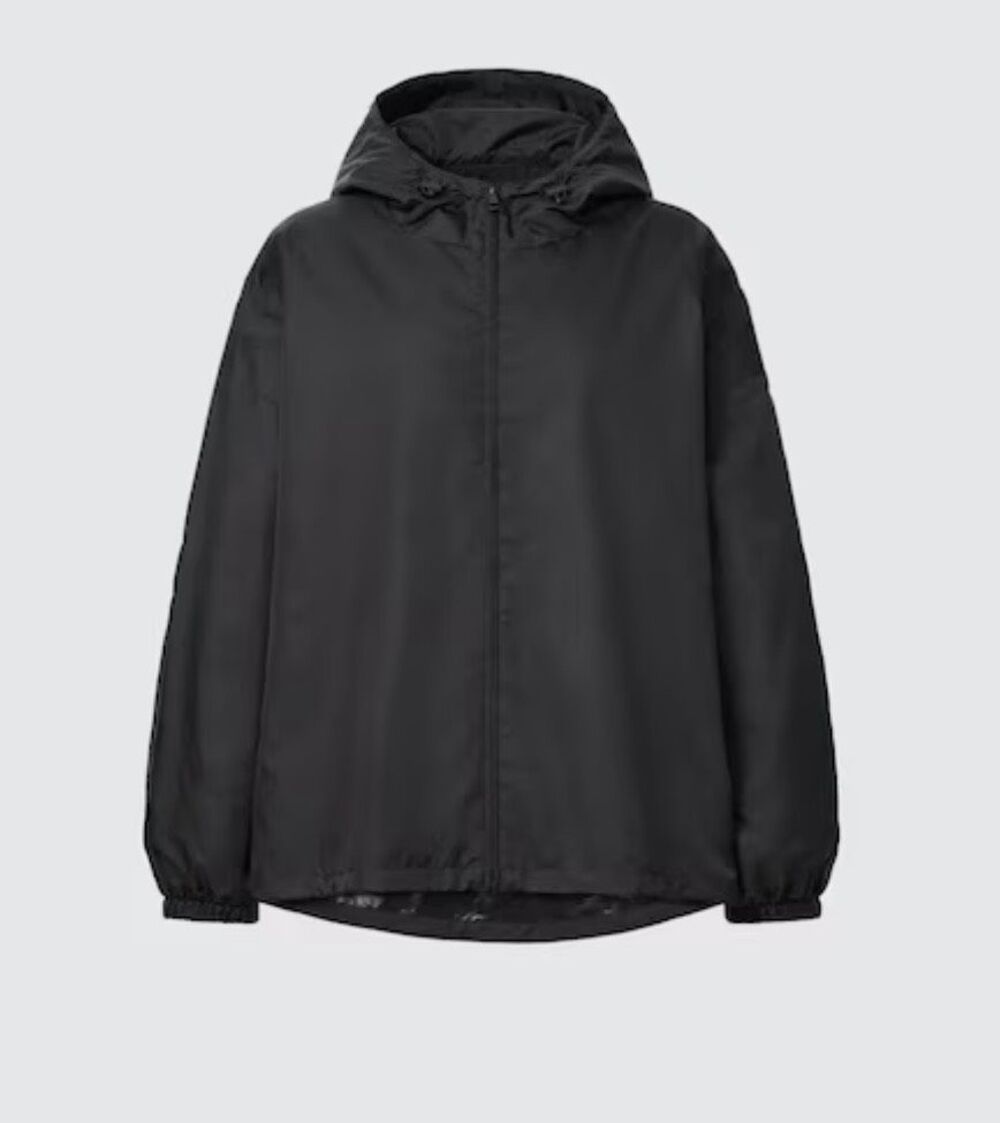 THEORY x UNIQLO Black Lightweight Packable  Nylon Jacket-M